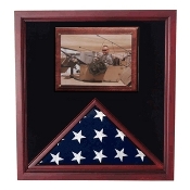 Military Flag and photo Holder